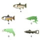 thumbnail image 2 of Greeniant Abridor de botellas de vidrio en forma de pez tapa de bebida apertura reutilizable Camping barbacoa utensilios de cocina accesorios tipo 4 Type3 NO3 Greeniant OD024867-04, 2 of 6