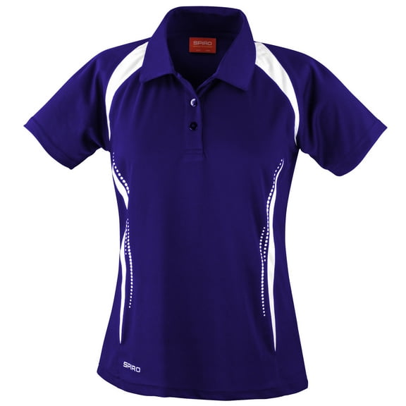Spiro Womens Sports Team Spirit Performance Polo Shirt