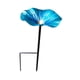 thumbnail image 2 of Adorno de baño de pájaros de metal para jardín, baños de pájaros para exteriores, regalos para césped y patio Azul, 2 of 9