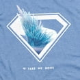 thumbnail image 2 of Superman 2025 Movie Fortress of Solitude Shield Unisex Adult Heather T Shirt, 2 of 4