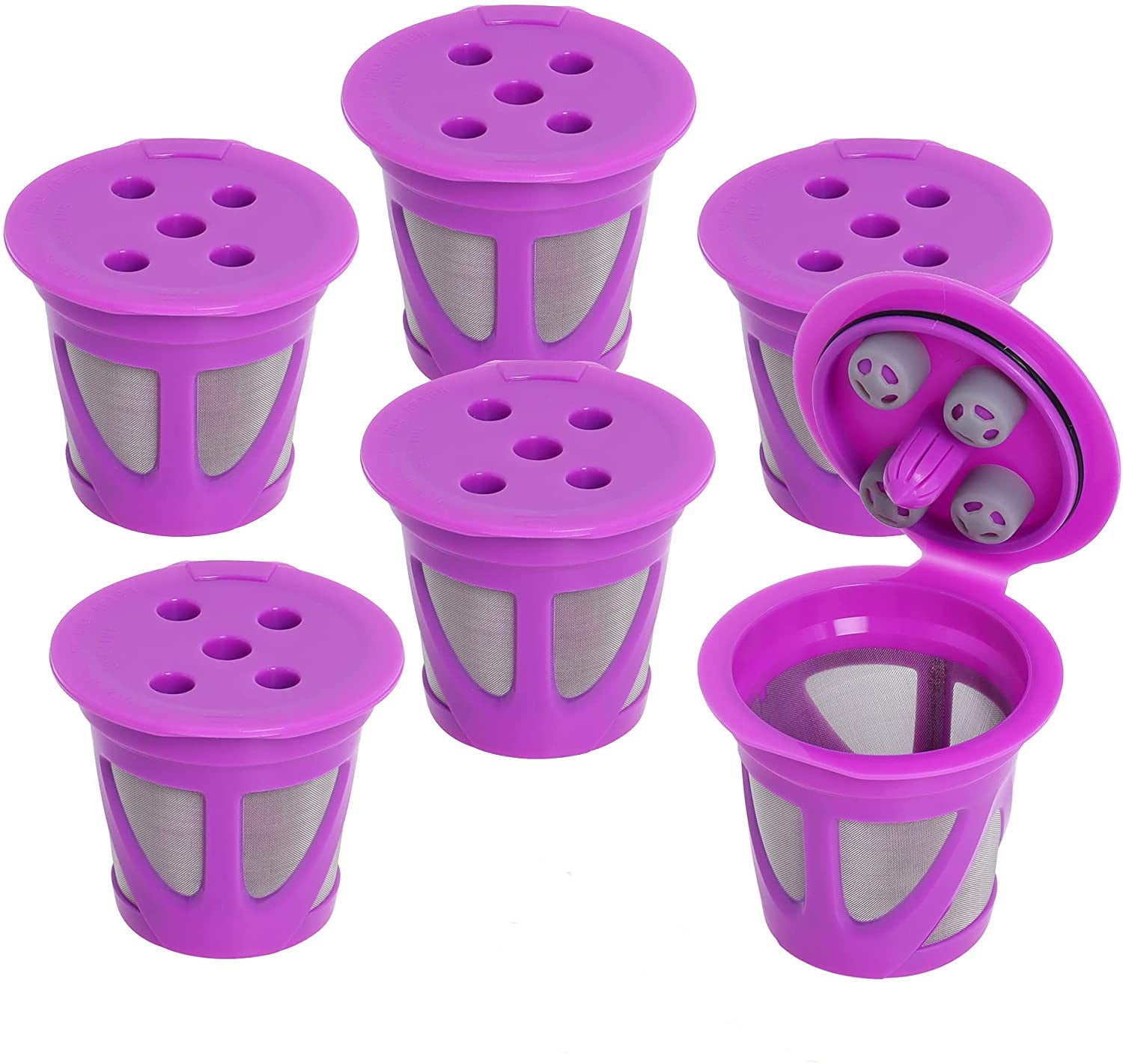 6 Pack Reusable Coffee Filters for Keurig KCup Supreme and K Supreme