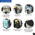 thumbnail image 4 of Titan by Arctic Zone 24 Can Backpack Cooler, Seagrass, 4 of 9