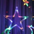 thumbnail image 3 of 11.5Ft Twinkling Star Moon Fairy String Curtain Lights Room Decor Xmas, 3 of 6