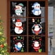 thumbnail image 5 of Paquete de 9 Pegatinas Navideñas para Ventanas | Pegatinas Navideñas Coloridas de Pvc | Decoraciones Navideñas Translúcidas Reutilizables para Centros Comerciales, Hogar, Oficina y Decoración de Temp, 5 of 6