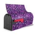 thumbnail image 3 of Naloa Purple Snowflakes Mailbox Covers Magnetic Post Box Cover Post Letter Box Cover Garden Decor-21x18 in, 3 of 8