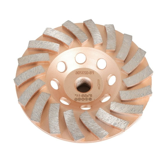 5 inch Diamond Cup Grinding Wheels 18 Row Segments 5/8"-11 Arbor for Concrete and Masonry Angle Grinder