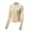 Khaki, variant on Drovellove Women's Long Sleeve Zip Up Athletic Jacket with Stand Collar - Breathable Solid Color Outdoor Training Top with Curved Hem, Slim Fit Sun-Protection Layer for Running, Hiking, or Travel