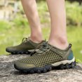 thumbnail image 2 of KELINFONG Men's Hiking Shoes Lightweight Breathable Trekking Trails Shoes Anti Slip Waterproof Outdoor Shoes, 2 of 5