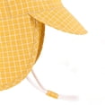 thumbnail image 4 of ROHUUQUE Kids Sun Hats UV Protection Wide Brim Boonie Hat Breathable Mesh Foldable Neck Flap Hat for Outdoor Yellow, 4 of 8