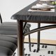 thumbnail image 4 of Yeshouse juego de mesa de comedor de 4 piezas, incluye mesa, banco tapizado y 2 sillas, diseño compacto ideal para apartamento o comedor pequeño, 4 of 7