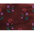 thumbnail image 4 of oneOone Georgette Viscose Fabric Leaves & Floral Block Decor Fabric Printed BTY 42 Inch Wide, 4 of 4