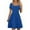 Blue., variant on Akafmk Summer Dresses for Women Casual Dresses,Solid Color Round Neck Short Dress Short Sleeve Mini Dresses Loose Fitting Flowy T Shirt Dresses