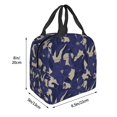thumbnail image 3 of Honeii Lilies Flowers Print Lunch Bag Women, Lunch Box Lunch Bag for Women Adult Men, Small Leakproof Cute Lunch Tote Large Capacity Reusable, 3 of 8