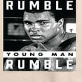 thumbnail image 3 of Muhammad Ali - Boxing Legend - Rumble Young Man Rumble - Women's Lightweight French Terry Long Sleeve Shirt, 3 of 5