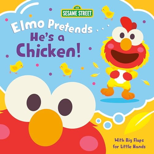Pre-Owned Andrea Posner-Sanchez: Elmo Pretends... He's a Chicken! (Sesame Street) (Board Book)