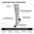 thumbnail image 2 of Sikiie Christmas Elements 1 Pairs Compression Socks for Men and Women 15-20 mmHg Running Support Socks, 2 of 7