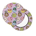 thumbnail image 2 of Fotbe Cute Donuts Stool Covers Round,Waterproof Round Bar Stool Covers Bar Chair Covers Washable Stool Cushion Slipcover for 12-14 Inch Chair-14 inch, 2 of 7