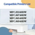 thumbnail image 2 of Compatible LC402 Ink Cartridges Replacement for Brother MFCJ5340DW MFCJ6740DW MFCJ6540DW MFCJ6940DW Printers, 2 of 6