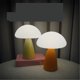 thumbnail image 4 of Lámpara de mesa de cerámica for dormitorio, mesita de noche, decoración, pantalla transparente, 4 of 5