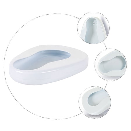MEIBUTYUP Bedridden Elderly Potty White Enameled Anti-Splash Commode Chair for Hospital and Home Use 1 Piece