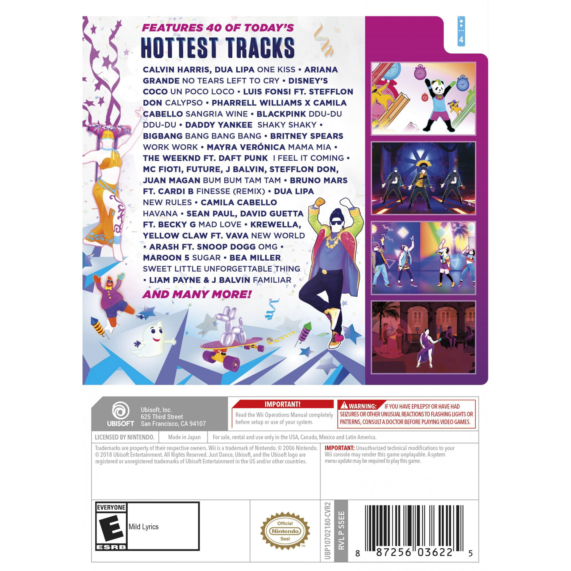Just Dance 2019 Wii Standard Edition Walmart.com