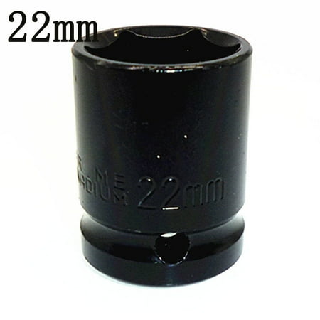 

ANAJOY New Arrivals 1pc 21/22/24/27mm Impact Socket 1/2 Square Drive Metric Sockets Wrench Air Tool