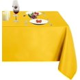 thumbnail image 1 of LAICAIW 210GSM Rectangle Table Cloth-Heavy Duty Water Proof Microfiber Tablecloth, Decorative Fabric Table Cover for Outdoor and Indoor Use (Yellow, 60 x 84 Inch ), 1 of 7