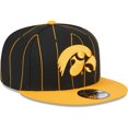 thumbnail image 3 of Men's New Era Black/Gold Iowa Hawkeyes Vintage 9FIFTY Snapback Hat, 3 of 6