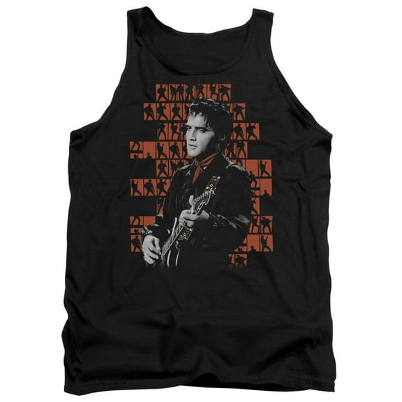 Elvis Presley 1968 Adult Tank Top Black