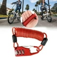 Wire Rope Steel Cable Code LockCar Motorcycle Helmet Password Lock