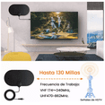 thumbnail image 3 of Antena De Tv Digital Para Interiores Antena Hdtv 4k 1080p, 3 of 4