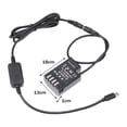 thumbnail image 4 of Acoplador CUTICAT BLF19PP BLF19E Reemplazo Del Cable Del Adaptador de Alimentación Simulada para Cámara GH3 GH4 Baterías falsas, 4 of 8