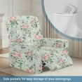 thumbnail image 4 of FUIALDOLG Pink Rose Flower Pattern Recliner Sofa Covers Home Decoration Recliner Chair Covers Couch Cover for Reclining Couches with Side Pockets Elastic Furniture Protector, 4 of 7