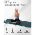 thumbnail image 3 of YR Yoga Mat Thick 4/5" High Density NBR Exercise Mat for Home Gym Workout, 76"X24" Green, 3 of 7