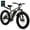 Gray, variant on ZDZA Electric Bike for Adults, 1500W Peak E-Mountain Bicycle, 26" Fat Tire 28mph Ebike, 48V 624Wh Removable, 7 Speed and Dual Suspension UL2849 By SGS