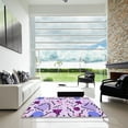 thumbnail image 7 of Ahgly Company Machine Washable Indoor Rectangle Transitional Periwinkle Pink Area Rugs, 8' x 10', 7 of 7