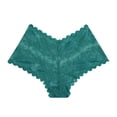 thumbnail image 6 of Clearance Cqxid525 Women's Panties Women Lace Boyshort Floral Panties Low Rise Underwear Ladies Comfortable Underpants Female Lingerie Green, 6 of 6
