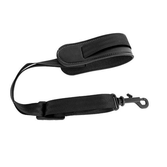 Saxophone Neck Strap Soft Padded - Adjustable Leather Saxophone Neck Strap With Plastic Hook for Alto Tenor Baritone Soprano Saxophone(One Pcs)