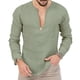 thumbnail image 1 of Blusas y camisas de manga larga con cuello en V Camisa formal con estampado de color para hombre N Blusa y camisa de manga larga con cuello vuelto Blusa para hombre, 1 of 7