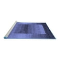 thumbnail image 2 of Ahgly Company Machine Washable Indoor Rectangle Abstract Blue Contemporary Area Rugs, 6' x 9', 2 of 4