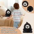 thumbnail image 2 of Wizlet Plush Monkey Stuffed Animal White Faced Monk Faced Monkey Plush Toy Cute Doll Sleeping Pillow Girl Little Doll Birthday Christmas Children's Day Gift Black, 2 of 6