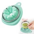 thumbnail image 2 of 1 Pc Apple Cutter 6 Slices, 6 Blade Apple Slicer, Apple Slicer Tool with Stainless Steel Blades, Super Sharp Fruit Cutter Fruit Slicer, 4.43x3.34 Inch, Light Blue, 2 of 9