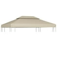thumbnail image 2 of vidaXL 1 in x 10' Beige Gazebo Cover Outdoor Canopies, Water-Resistant, 2 of 137