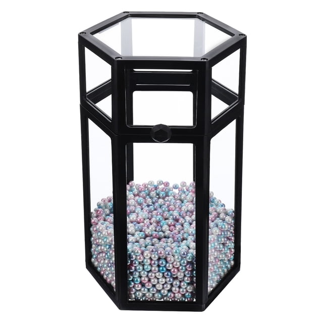 EeaseCA Glass Cosmetic Storage Box Container for Makeup Brush Eyebrow Pencil Eyeliner
