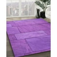 thumbnail image 3 of Ahgly Company Machine Washable Indoor Rectangle Transitional Heliotrope Purple Area Rugs, 2' x 3', 3 of 7