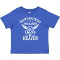 thumbnail image 3 of Inktastic Handpicked for Earth by My Uncle in Heaven with Angel Wings Boys or Girls Baby T-Shirt, 3 of 5