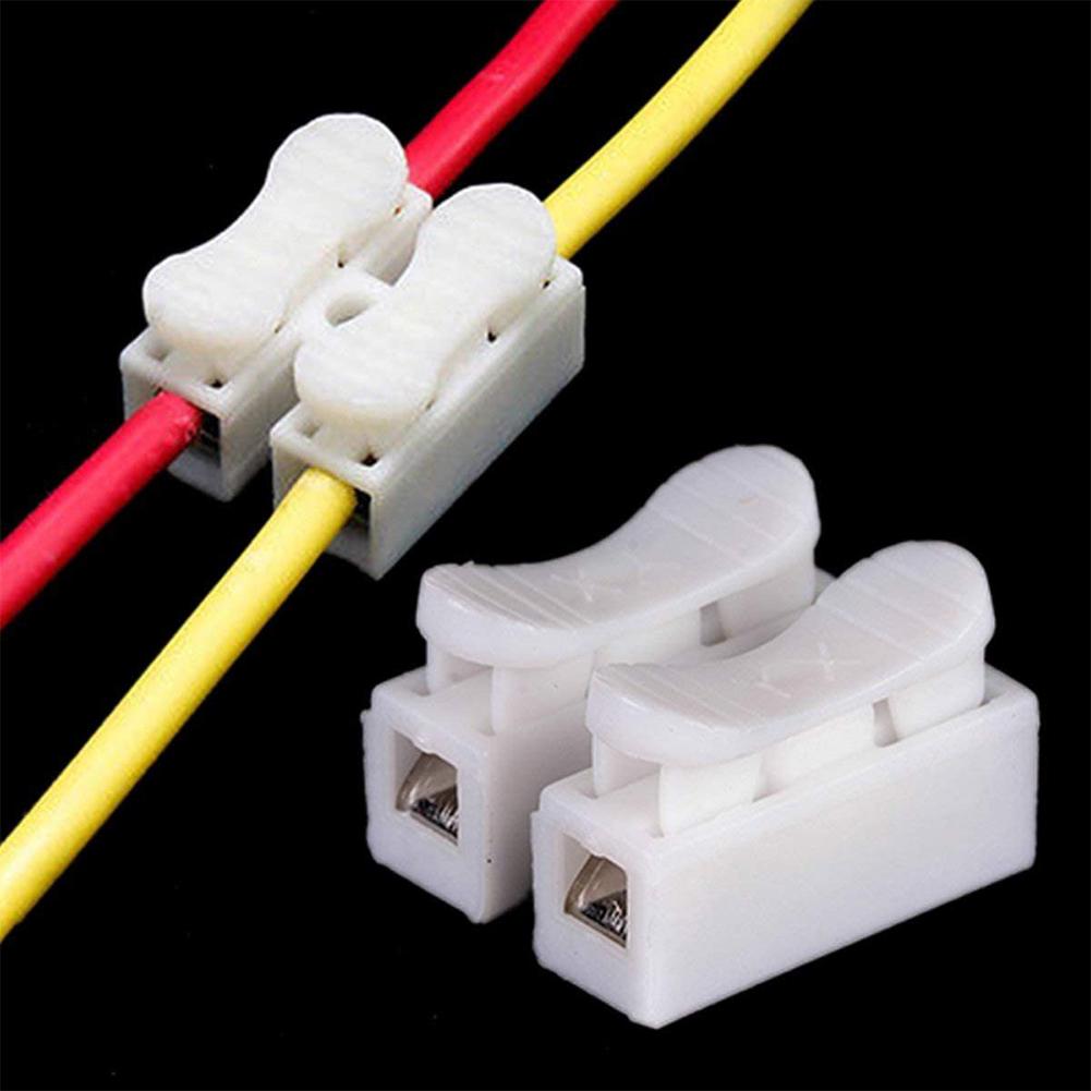 55-220PCS 2 Pin Push Quick Wire Cable Connector 220V-10A new. TerminalS ...