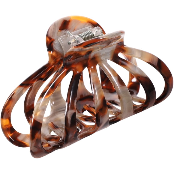 AURARMLET Clip De Con De Leopardo Color Café Para Mujer Práctico Y Ligero Para Uso Diario