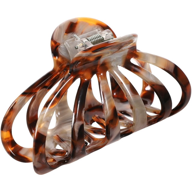 AURARMLET Clip De Con De Leopardo Color Café Para Mujer Práctico Y Ligero Para Uso Diario