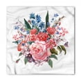 thumbnail image 1 of Flower Bandana, Garden Flowers Bouquet, Unisex Head and Neck Tie, by Ambesonne, 1 of 2